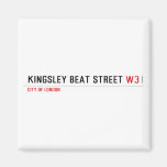 Kingsley Beat Street  Magnets (more shapes)