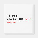 Patpat 906 ave nw  Magnets (more shapes)