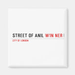 Street of anil  Magnets (more shapes)