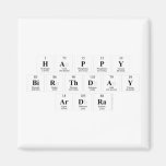 Happy
 Birthday
 Ardra  Magnets (more shapes)