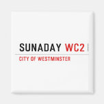sunaday  Magnets (more shapes)