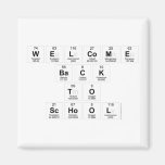 Welcome
 Back
 to
 school  Magnets (more shapes)