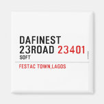 Dafinest 23road  Magnets (more shapes)