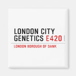 LONDON city genetics  Magnets (more shapes)