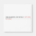 The Hammer And Sickle   Magnets (more shapes)