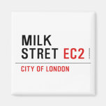 Milk  Stret  Magnets (more shapes)