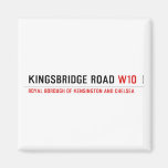 Kingsbridge Road  Magnets (more shapes)