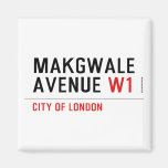 Makgwale Avenue  Magnets (more shapes)