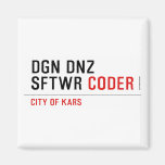 DGN DNZ SFTWR  Magnets (more shapes)