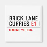 brick lane  curries  Magnets (more shapes)