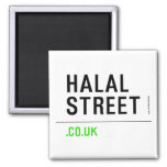 Halal Street  Magnets (more shapes)