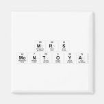 Mrs
 Montoya  Magnets (more shapes)
