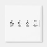 Carol  Magnets (more shapes)