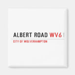 Albert Road  Magnets (more shapes)