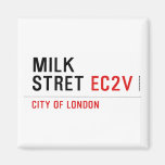 Milk  Stret  Magnets (more shapes)