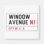 Window Avenue  Magnets (more shapes)