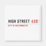 High Street  Magnets (more shapes)