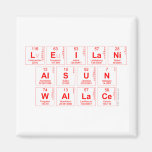 Leilani
 Alsun 
 Wallace  Magnets (more shapes)