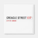 Creacle street  Magnets (more shapes)