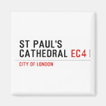 ST PAUL'S CATHEDRAL  Magnets (more shapes)
