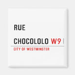 Rue  chocololo  Magnets (more shapes)