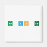 am vs pm  Magnets (more shapes)