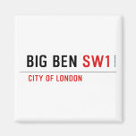 bIG BEN  Magnets (more shapes)
