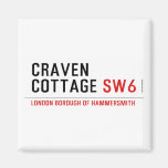 craven cottage  Magnets (more shapes)