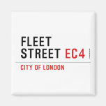 FLEET  STREET  Magnets (more shapes)