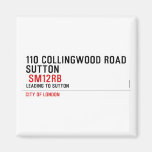 110 collingwood road  Sutton    Magnets (more shapes)