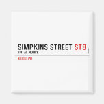 Simpkins Street  Magnets (more shapes)