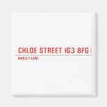 chloe Street  Magnets (more shapes)