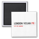 London vegan  Magnets (more shapes)