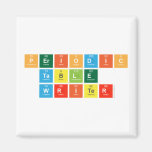 Periodic
 Table
 Writer  Magnets (more shapes)