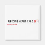 Bleeding heart yard  Magnets (more shapes)
