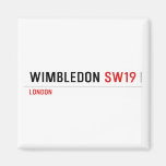 WIMBLEDON  Magnets (more shapes)