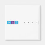 Feliz 2017  Magnets (more shapes)