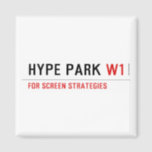 HyPE PARK  Magnets (more shapes)