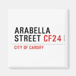 Arabella Street  Magnets (more shapes)
