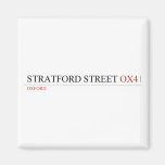 Stratford Street  Magnets (more shapes)