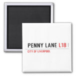 penny lane  Magnets (more shapes)