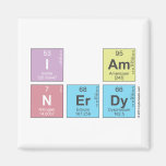 I AM
 N|erdy  Magnets (more shapes)