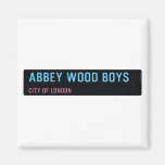 abbey wood boys   Magnets (more shapes)