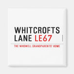 whitcrofts lane  Magnets (more shapes)