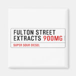 Fulton street Extracts  Magnets (more shapes)
