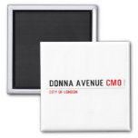 Donna Avenue  Magnets (more shapes)