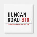 Duncan  Road  Magnets (more shapes)
