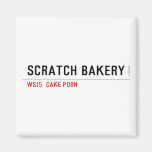SCRATCH BAKERY  Magnets (more shapes)