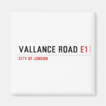 vallance road  Magnets (more shapes)