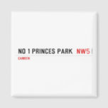 No 1 Princes Park   Magnets (more shapes)